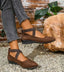 Women’s Closed-Toe Wedge Ballerina Flats