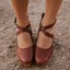 Women’s Closed Toe Ankle Strap Wedge Heels
