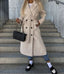 Women's Coat | Long Silhouette, Notched Lapel Collar 1