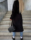 Women's Coat | Long Silhouette, Notched Lapel Collar 5