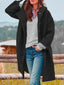 Women's Coat | Mid-Length, Oversized Buttons 2