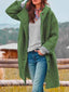 Women's Coat | Mid-Length, Oversized Buttons 4