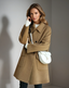 Women’s Double-Breasted Mid-Length Coat