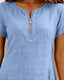Women's Dress | A-Line Silhouette, Short Sleeves 3
