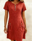 Women's Dress | A-Line Silhouette, Short Sleeves 5