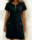 Women's Dress | A-Line Silhouette, Short Sleeves 8