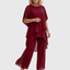 Women's Dress | Two-Piece Set, Sleeveless Top, Midi Skirt 3
