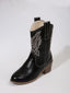 Women's Embroidered Western Ankle Boots with Block Heels - Stylish Cowgirl Boots for Everyday Wear 6