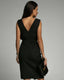 Women’s Fitted Cocktail Dress | V-Neckline, Side Slit 4