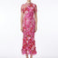 Women’s Floral Embroidered Sheer Maxi Dress