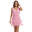 Women’s Fringe Layered Mini Dress