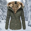 Women's Hooded Jacket with Pockets - Stylish Winter Coat for Women 0