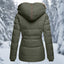 Women's Hooded Jacket with Pockets - Stylish Winter Coat for Women 2