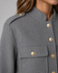 Women's Jacket | Cropped Fit, Gold Button Detail 5
