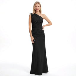 Women’s One-Shoulder Fitted Maxi Dress