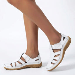 Women’s Cutout Strap Hook-and-Loop Sandals