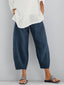 Women's Pants | Cotton Fabric, Elastic Waistband 0