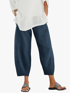 Women's Pants | Cotton Fabric, Elastic Waistband 1