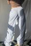 Women's Pants | Elastic Waist, Striped Pattern 3