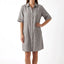 Women’s Relaxed Fit Button-Front Shirt Dress