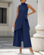 Women's Set | Sleeveless Top, Wide Leg Trousers 10