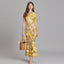 Women’s Sheer Summer Dress | Floral Embroidery, Maxi Length 0