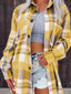 Women's Shirt | Gingham Pattern, Lapel Collar 0