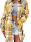 Women's Shirt | Gingham Pattern, Lapel Collar 1