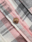 Women's Shirt | Gingham Pattern, Lapel Collar 7