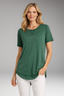 Women's Shirt | Round Neck, Curved Hem 8