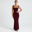 Women’s Square Neck Sleeveless Fitted Maxi Dress