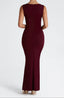 Women’s Square Neck Sleeveless Fitted Maxi Dress