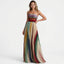 Women’s Strapless Pleated Maxi Dress
