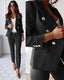 Women's Suit | Double-Breasted Blazer, Slim-Fit Trousers 0