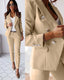 Women's Suit | Double-Breasted Blazer, Slim-Fit Trousers 1