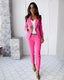 Women's Suit | Double-Breasted Blazer, Slim-Fit Trousers 7