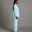 Women's Suit | Tailored Blazer, Wide-Leg Pants 10