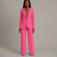 Women's Suit | Tailored Blazer, Wide-Leg Pants 6