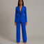 Women's Suit | Tailored Blazer, Wide-Leg Pants 9