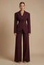 Women's Suit | Tailored Blazer, Wide-Leg Trousers 0