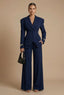 Women's Suit | Tailored Blazer, Wide-Leg Trousers 1