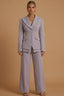 Women's Suit | Tailored Blazer, Wide-Leg Trousers 2
