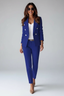 Women's Suit | Tailored Jacket, Straight Leg Trousers 10