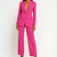 Women's Suit | Tailored Single-Button Blazer, Wide-Leg Pants 5