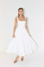 Women’s Summer Dress | Midi Length, Square Neckline 0