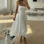 Women’s Summer Dress | Midi Length, Square Neckline 0