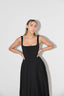 Women’s Summer Dress | Midi Length, Square Neckline 1