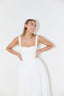 Women’s Summer Dress | Midi Length, Square Neckline 3