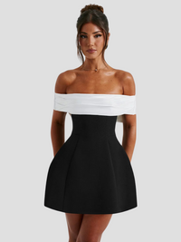 Women’s Summer Dress | Mini Length, Off-Shoulder Design 1