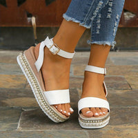 Women’s Summer Sandals | Adjustable Ankle Strap, Textured Sole 5